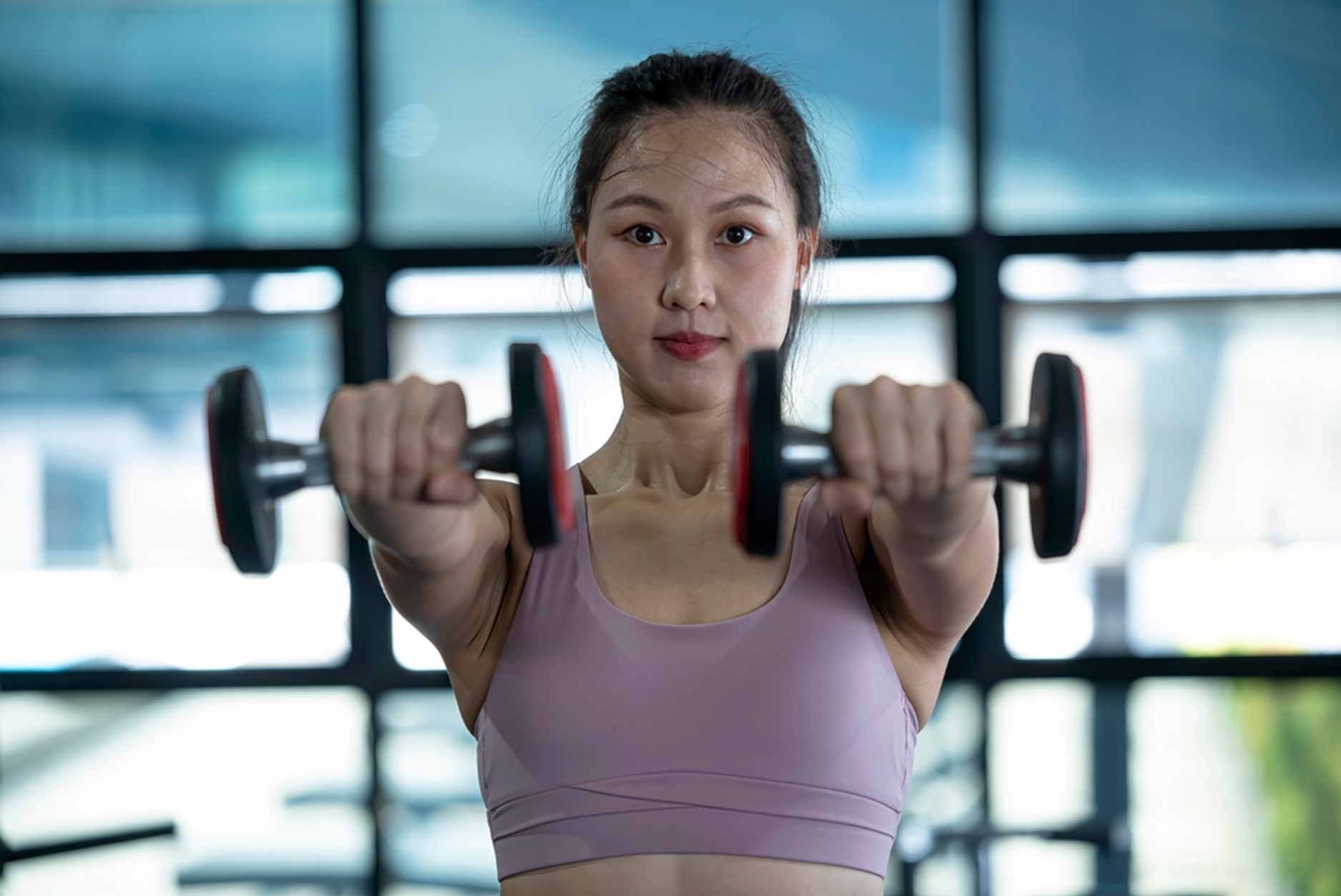 Dumbbell Forward Raise